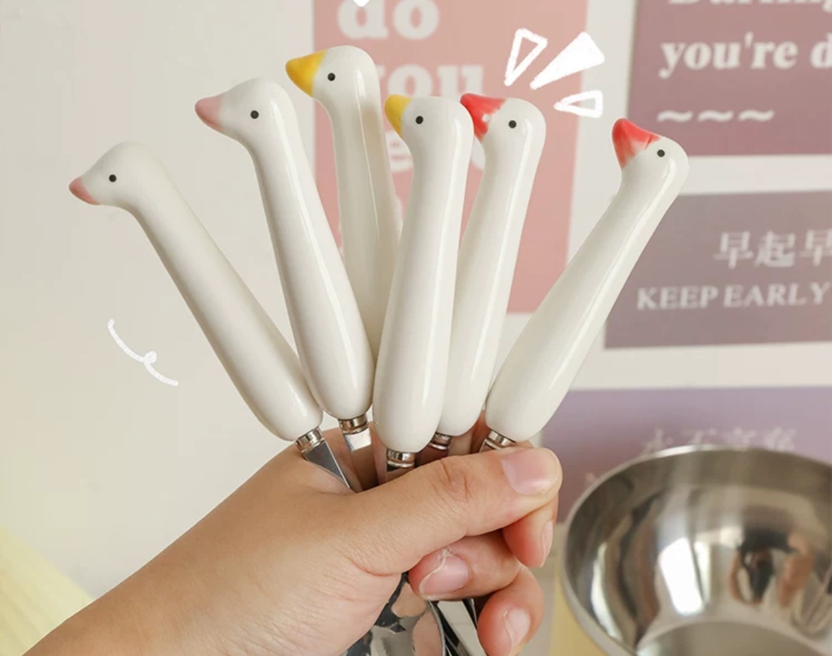 Stainless steel fork(duck YY-032201)